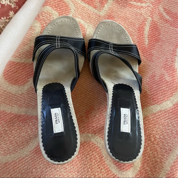 Prada nylon heeled sandal - Picture 2 of 7